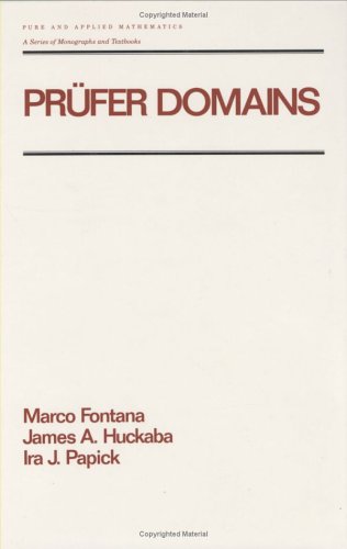 Book cover for Prufer Domains