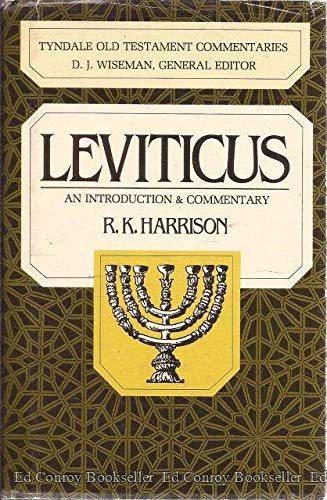 Book cover for Leviticus, an Introduction and Commentary