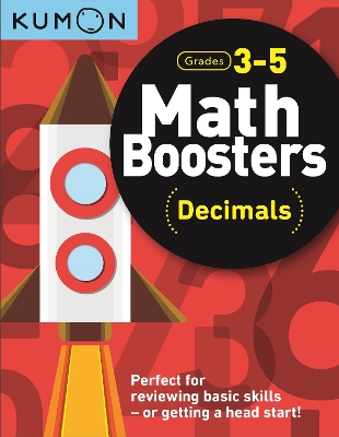 Book cover for Math Boosters: Decimals (Grades 3-5)