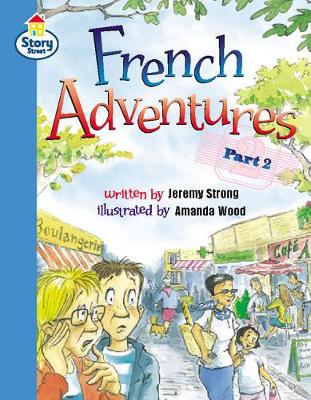 Book cover for French Adventures Part 2 Story Street Fluent Step 11 Book 2