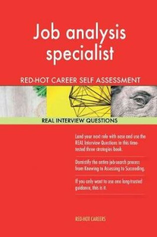 Cover of Job Analysis Specialist Red-Hot Career Guide; 1184 Real Interview Questions