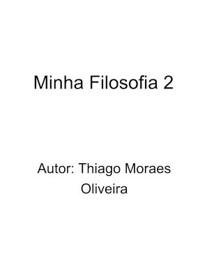 Book cover for Minha Filosofia 2