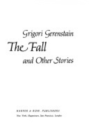 Cover of The Fall, and Other Stories