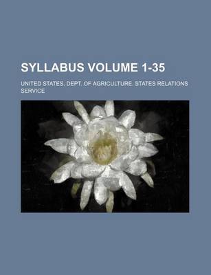 Book cover for Syllabus Volume 1-35