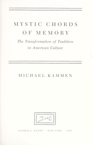 Cover of Mystic Chords of Memory