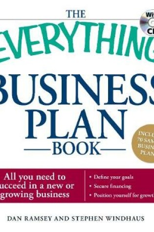 Cover of The Everything Business Plan Book with CD