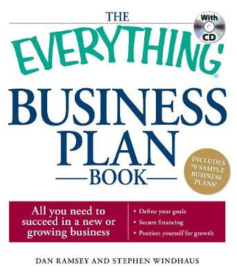 Book cover for The Everything Business Plan Book with CD