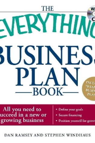 Cover of The Everything Business Plan Book with CD