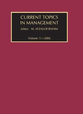 Book cover for Current Topics in Management