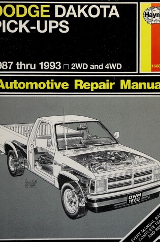 Cover of Dodge Dakota Pick-ups (1987-1996) Automotive Repair Manual