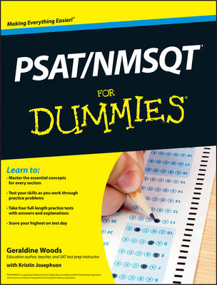 Book cover for PSAT/NMSQT For Dummies