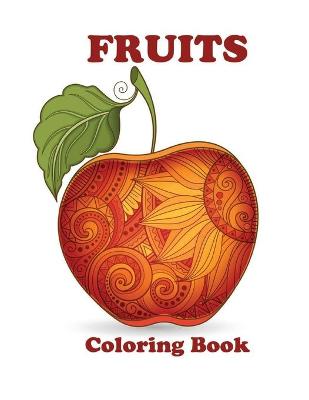 Book cover for Fruits Coloring Book