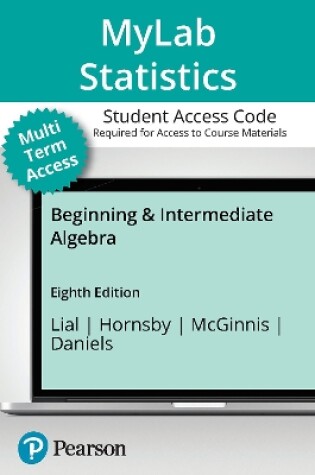 Cover of MyLab Math with Pearson eText (24 Months) for Beginning and Intermediate Algebra