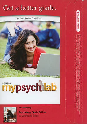 Book cover for MyLab Psychology  -- Standalone Access Card -- for Psychology