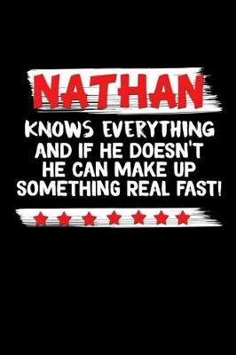 Book cover for Nathan Knows Everything And If He Doesn't He Can Make Up Something Real Fast