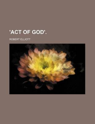 Book cover for 'Act of God'.