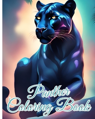 Book cover for Panther Coloring Book For Children