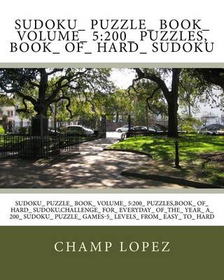 Cover of Sudoku_ Puzzle_ Book_ Volume_ 5