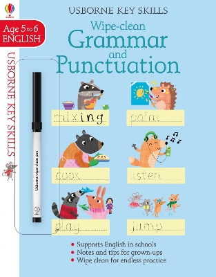 Book cover for Wipe-clean Grammar & Punctuation 5-6