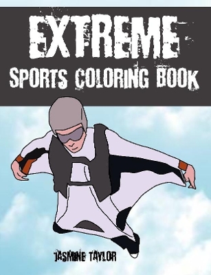 Book cover for Extreme Sports Coloring Book