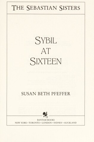 Cover of Sybil at Sixteen