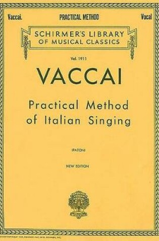 Cover of Practical Method of Italian Singing