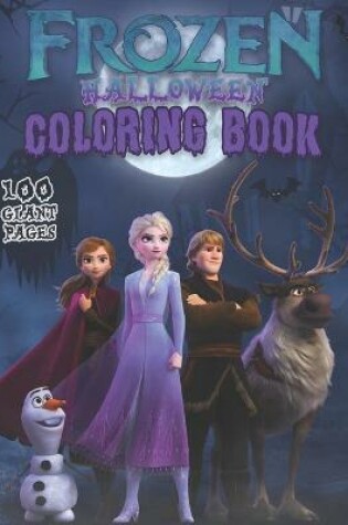 Cover of Frozen Halloween Coloring Book