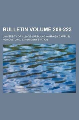 Cover of Bulletin Volume 208-223