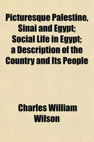 Cover of Picturesque Palestine, Sinai and Egypt; Social Life in Egypt; A Description of the Country and Its People