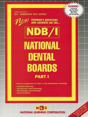 Book cover for National Dental Boards (NDB) / Part I