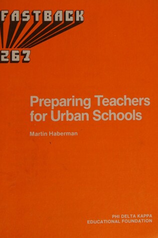 Cover of Preparing Teachers for Urban Schools