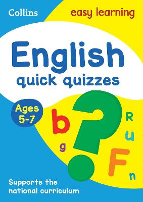 Book cover for English Quick Quizzes Ages 5-7