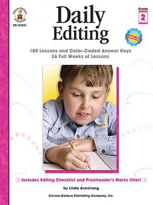 Cover of Daily Editing, Grade 2