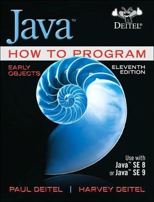 Book cover for Java How to Program, Early Objects, Student Value Edition Plus Mylab Programming with Pearson Etext -- Access Card Pacakge