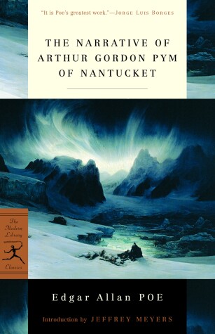 Book cover for The Narrative of Arthur Gordon Pym of Nantucket