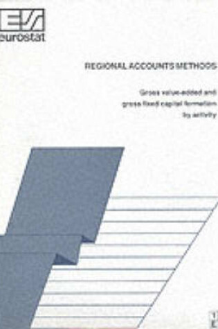 Cover of Regional Accounts Methods