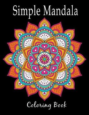 Book cover for Simple Mandala Coloring Book