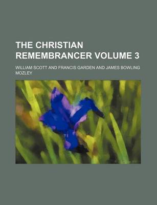 Book cover for The Christian Remembrancer Volume 3