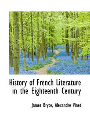 Cover of History of French Literature in the Eighteenth Century