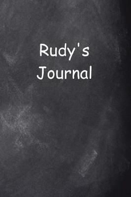 Cover of Rudy Personalized Name Journal Custom Name Gift Idea Rudy