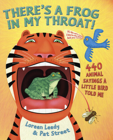 Book cover for There's a Frog in My Throat!