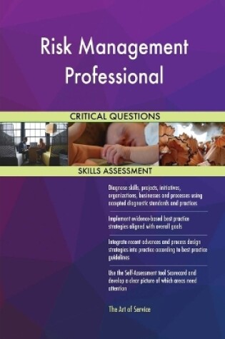 Cover of Risk Management Professional Critical Questions Skills Assessment