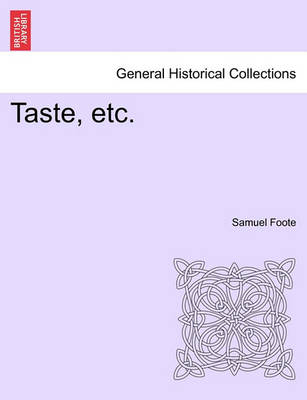 Book cover for Taste, Etc.