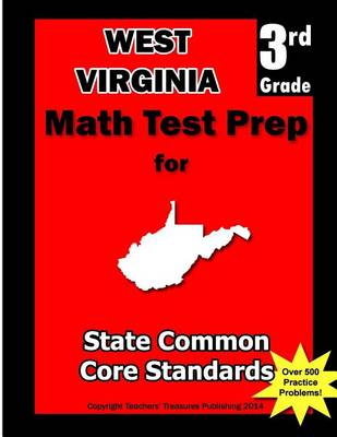 Book cover for West Virginia 3rd Grade Math Test Prep