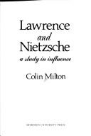 Book cover for Lawrence and Nietzsche