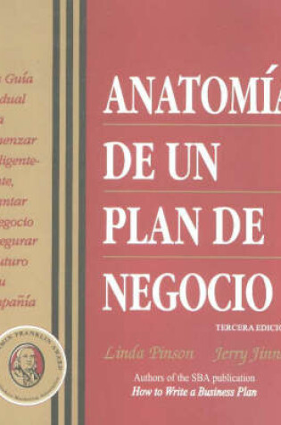 Cover of Anatomia De Un Plan De Negocio