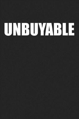 Book cover for Unbuyable