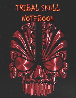 Book cover for Tribal Skull Notebook