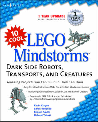 Book cover for 10 Cool Lego Mindstorm Dark Side Robots Transports and Creatures