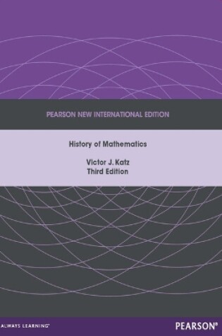 Cover of A History of Mathematics: Pearson New International Edition